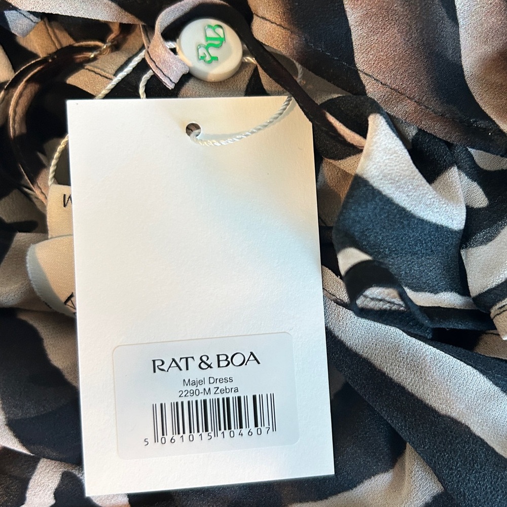 Rat & Boa Majel Maxi Dress Zebra NWT - Picture 8 of 12